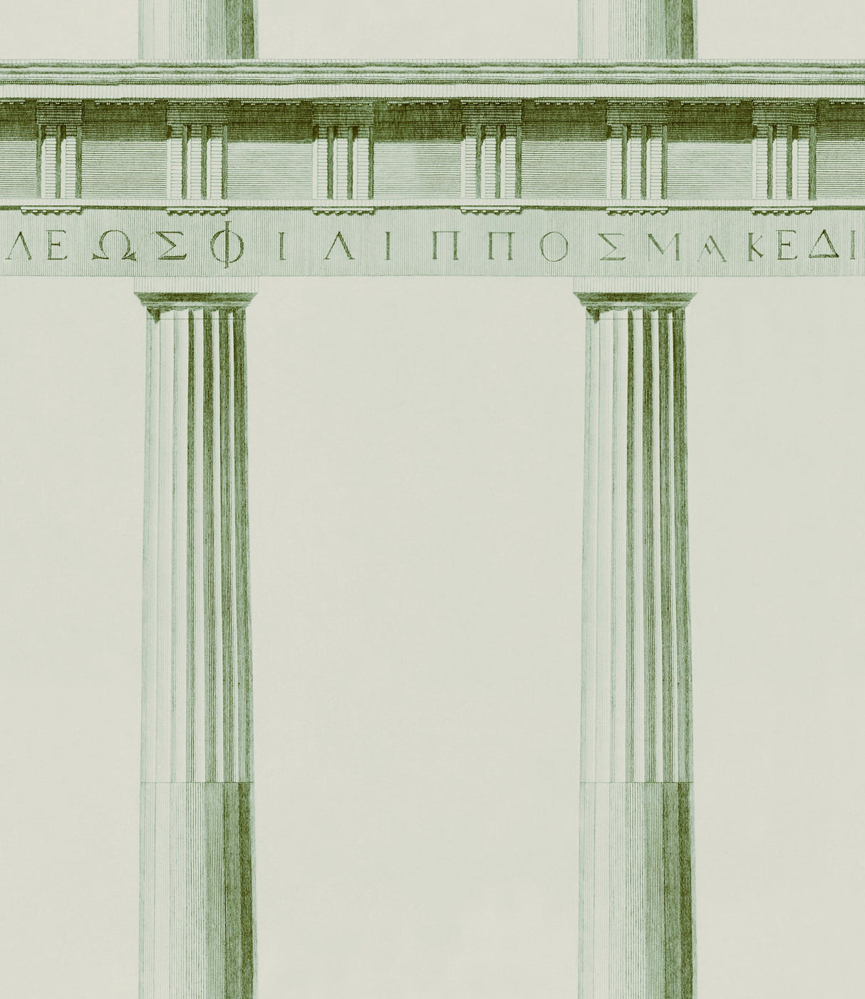 MindTheGap ATHENA MOSS Histoire de L'architecture Wallpaper