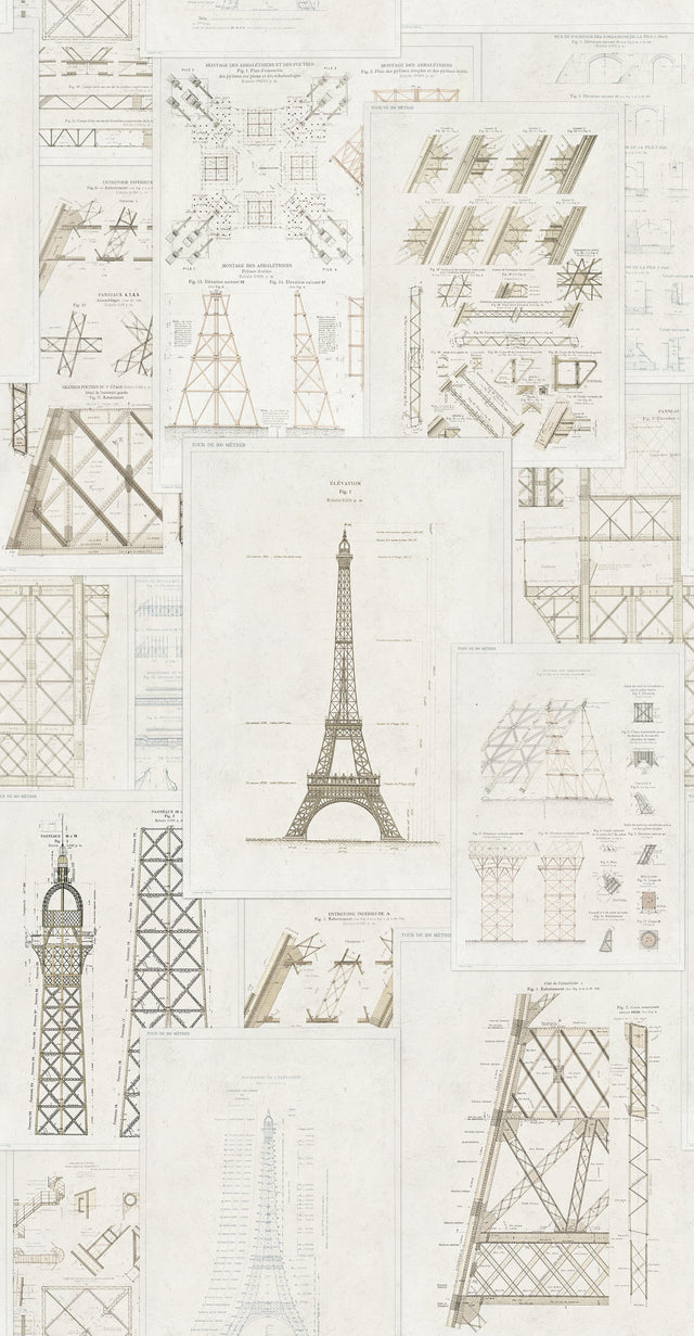 MindTheGap GRAND EIFFEL Histoire de L'architecture Wallpaper