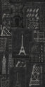 MindTheGap GRAND EIFFEL ANTHRACITE Histoire de L'architecture Wallpaper