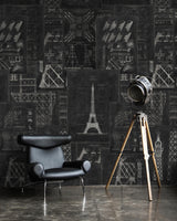 MindTheGap GRAND EIFFEL ANTHRACITE Histoire de L'architecture Wallpaper
