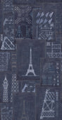 MindTheGap GRAND EIFFEL BLUE Histoire de L'architecture Wallpaper
