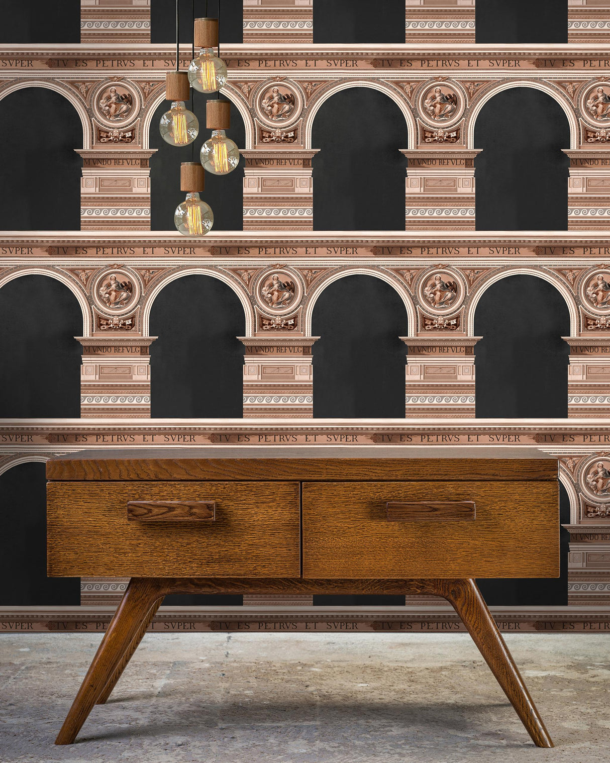 MindTheGap BASILIQUE COPPER Histoire de L'architecture Wallpaper