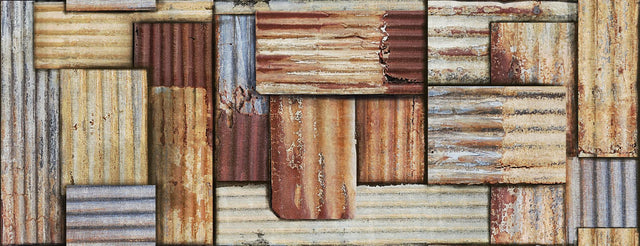MindTheGap RUSTY TIN The Factory Wallpaper