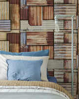 MindTheGap RUSTY TIN The Factory Wallpaper
