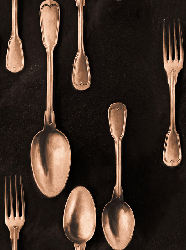 MindTheGap CUTLERY COPPER The Antiquarian Wallpaper
