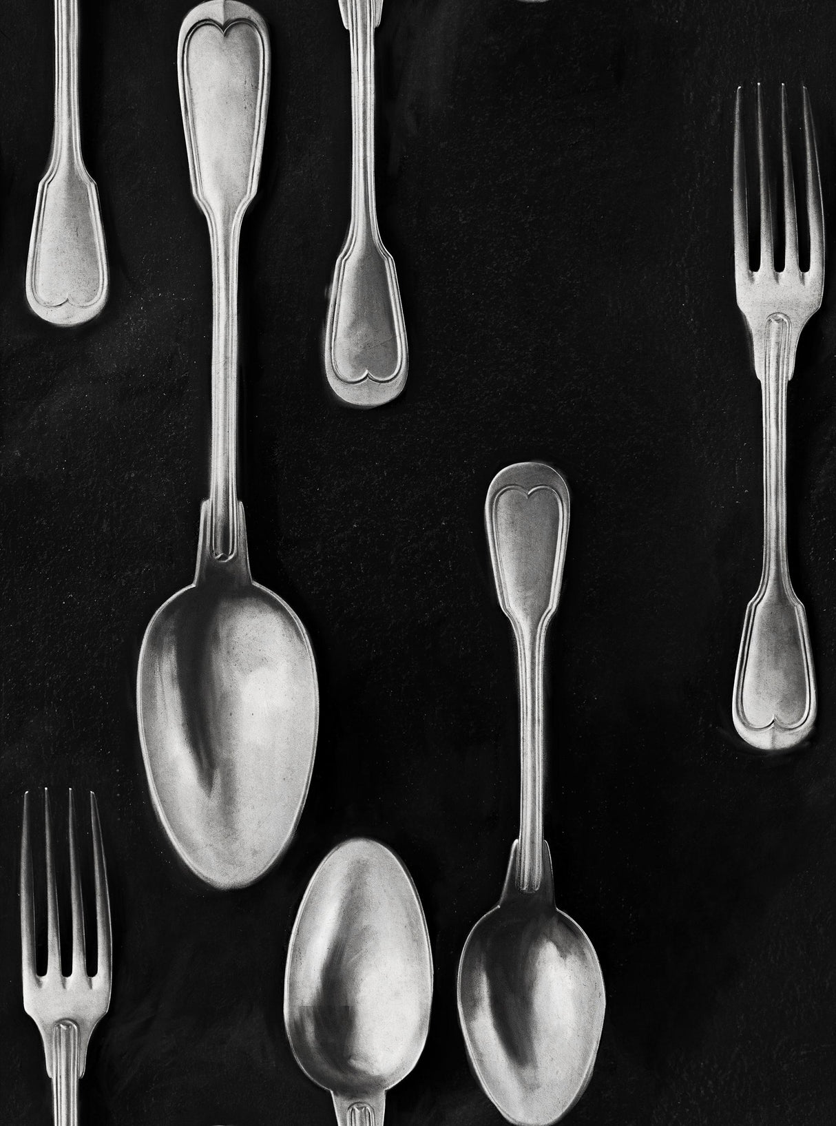 MindTheGap CUTLERY SILVER The Antiquarian Wallpaper