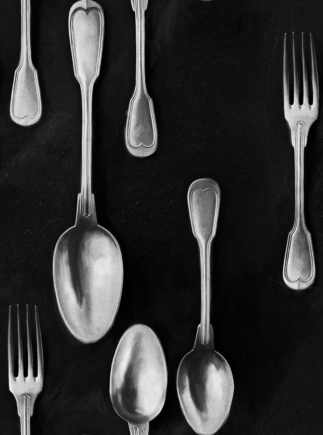 MindTheGap CUTLERY SILVER The Antiquarian Wallpaper