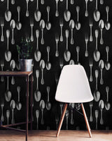 MindTheGap CUTLERY SILVER The Antiquarian Wallpaper