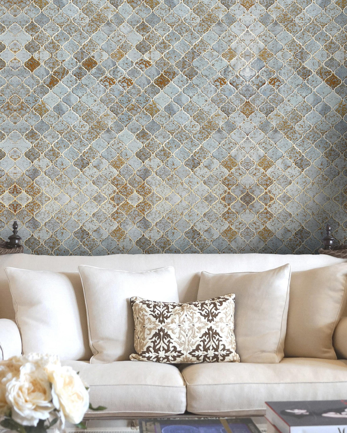 MindTheGap MOROCCO TILES The Mysterious Traveler Wallpaper