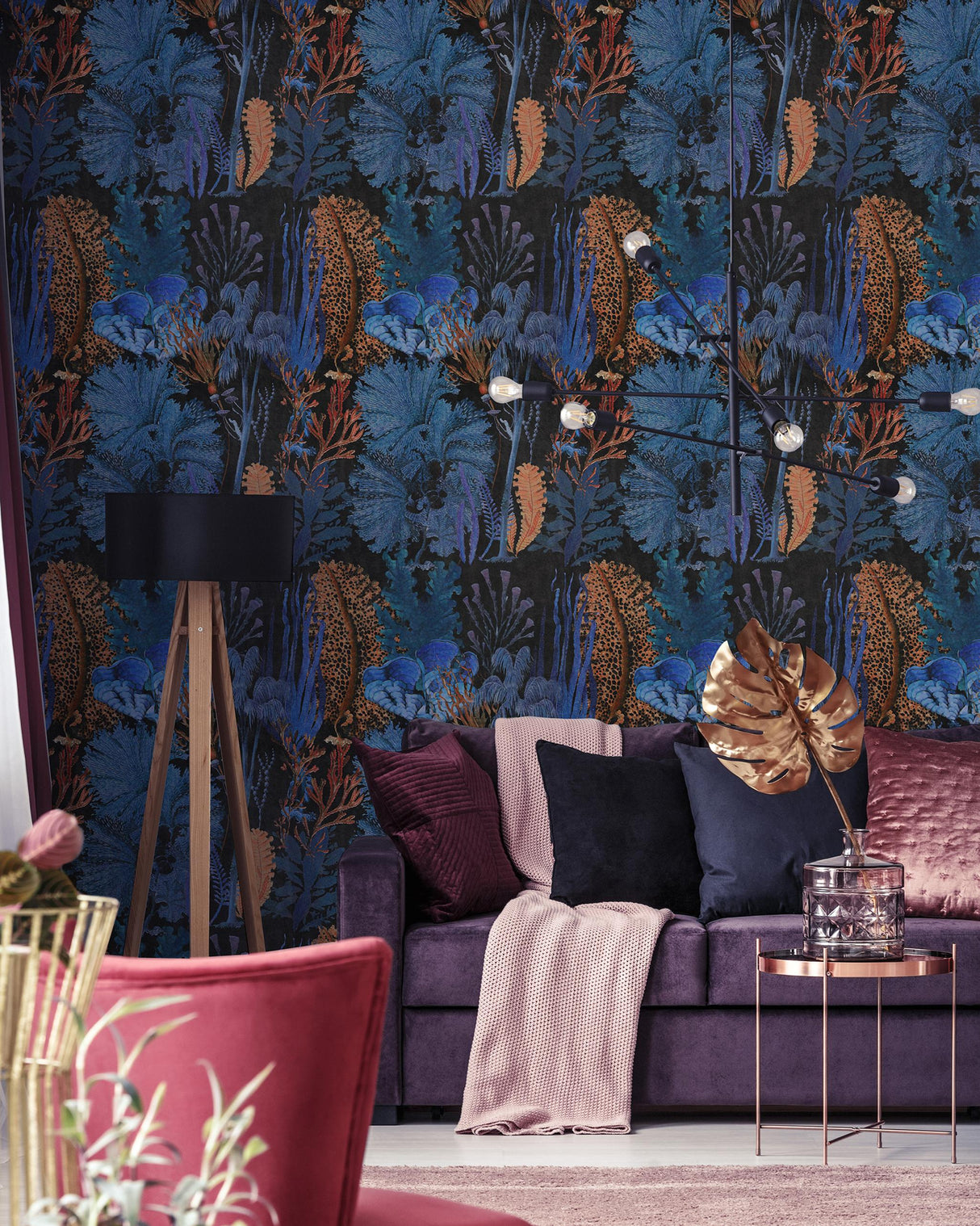 MindTheGap CORAL REEF Ultramarine ATOLL Wallpaper