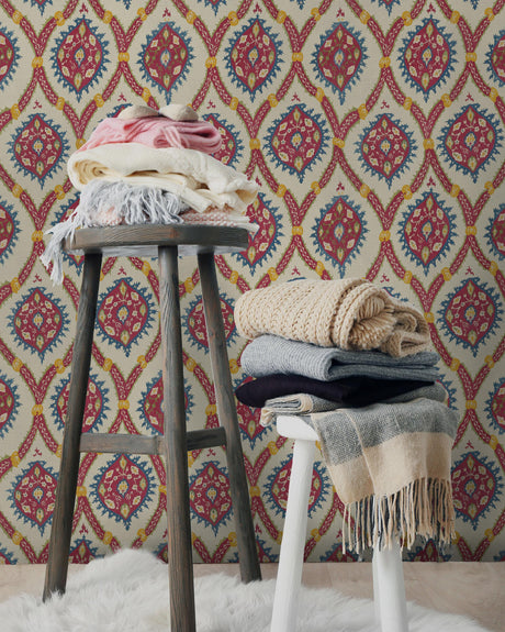 MindTheGap OTTOMAN Taupe HIPPIE SPIRIT Wallpaper