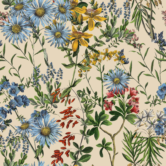 MindTheGap SUMMERISH Taupe HIPPIE SPIRIT Wallpaper