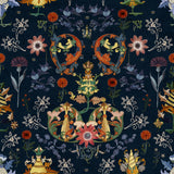 MindTheGap TRANSYLVANIA FOLK in Blue HIPPIE SPIRIT Wallpaper