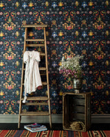 MindTheGap TRANSYLVANIA FOLK in Blue HIPPIE SPIRIT Wallpaper