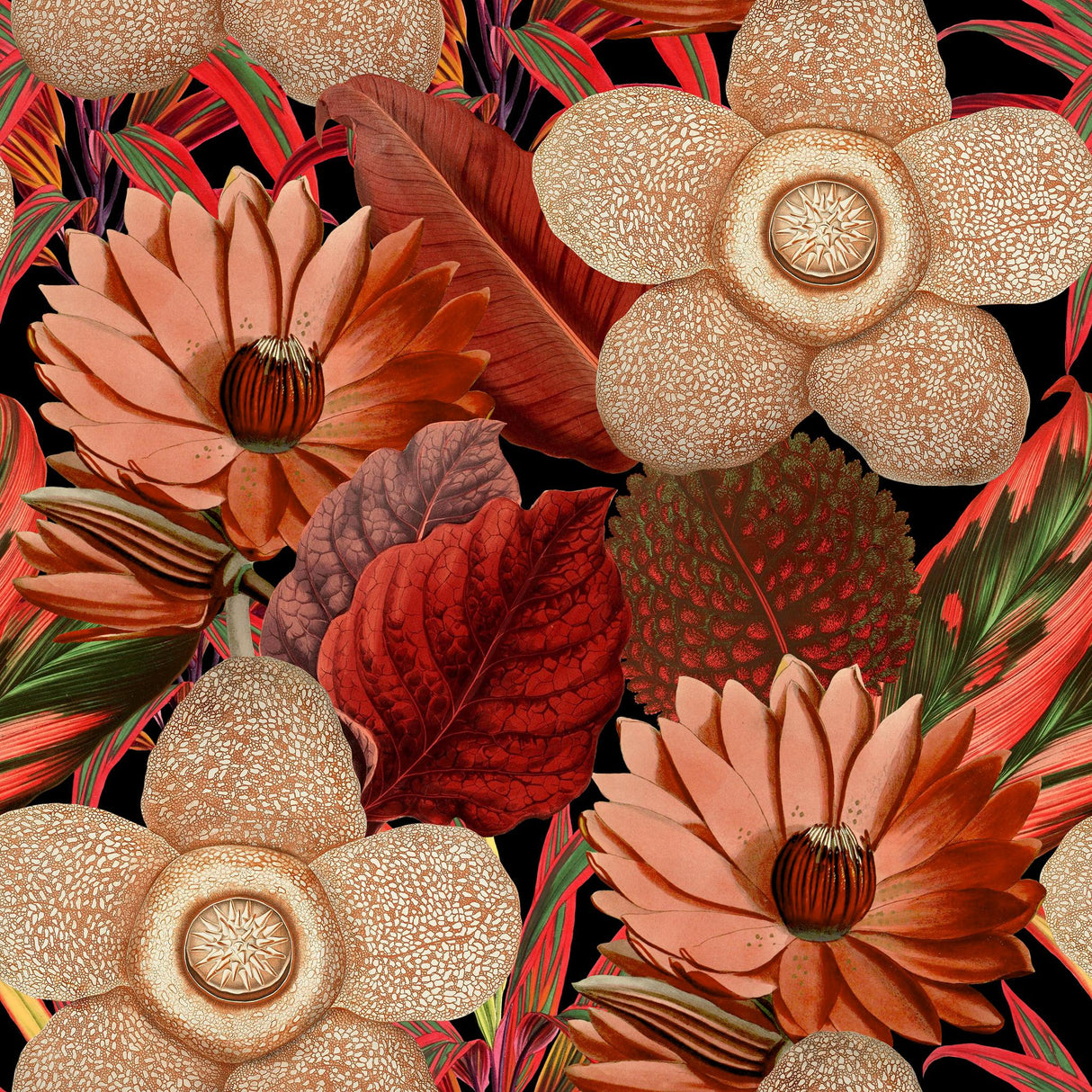 MindTheGap WATER LILIES FLORILEGIUM Wallpaper
