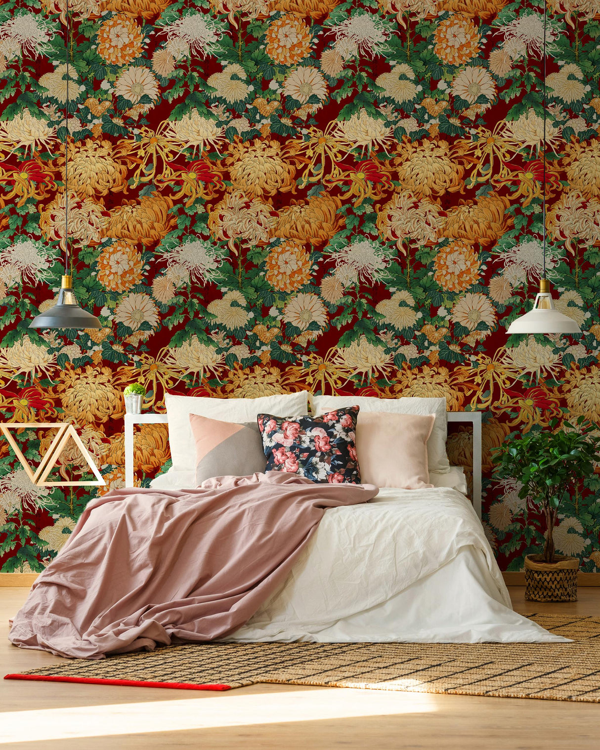 MindTheGap CHRYSANTHEMUMS FLORILEGIUM Wallpaper