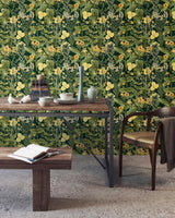 MindTheGap MIMULUS Anthracite FLORILEGIUM Wallpaper