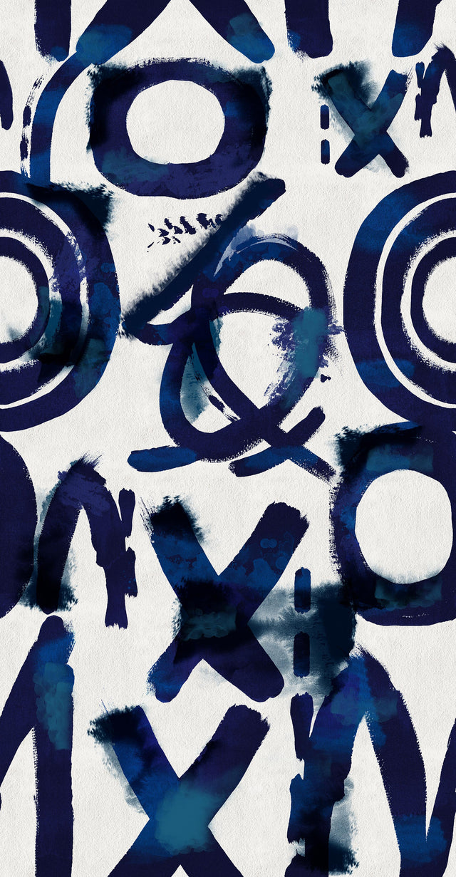 MindTheGap SPONTANEUS Blue THE ART OF ABSTRACT Wallpaper