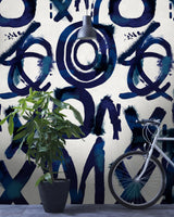 MindTheGap SPONTANEUS Blue THE ART OF ABSTRACT Wallpaper