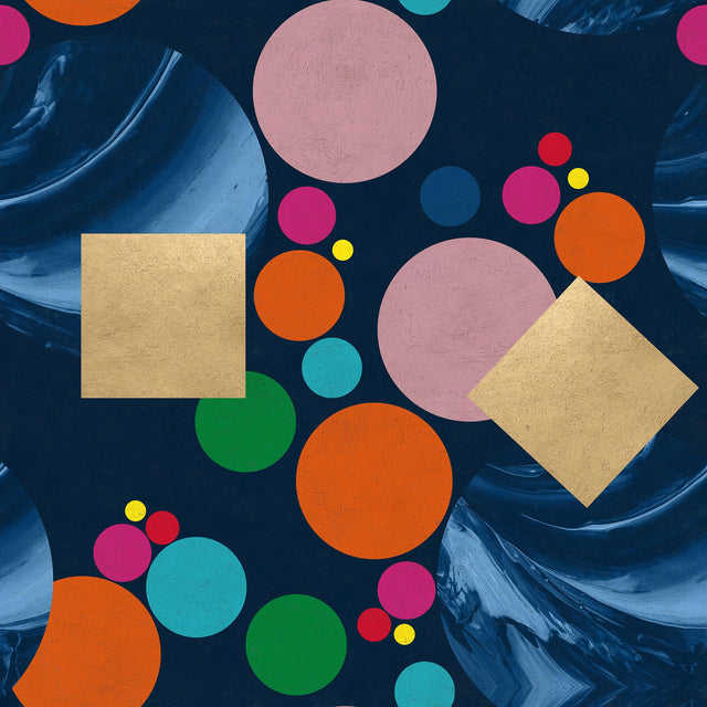 MindTheGap PSEUDOMORPH in Blue THE ART OF ABSTRACT Wallpaper