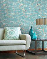 MindTheGap MARBLED Topaz IMPERMANENCE Wallpaper