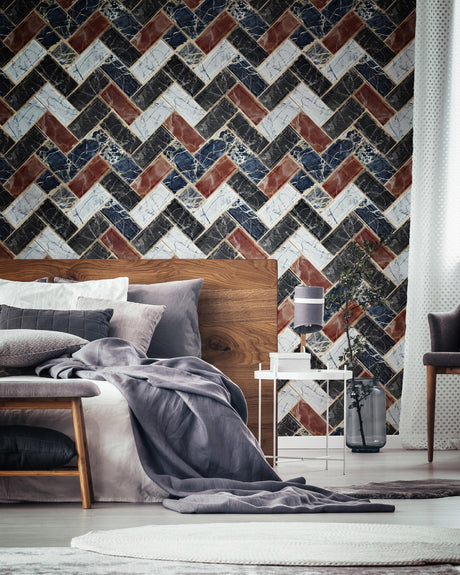 MindTheGap HERRINGBONE MANHATTAN Wallpaper