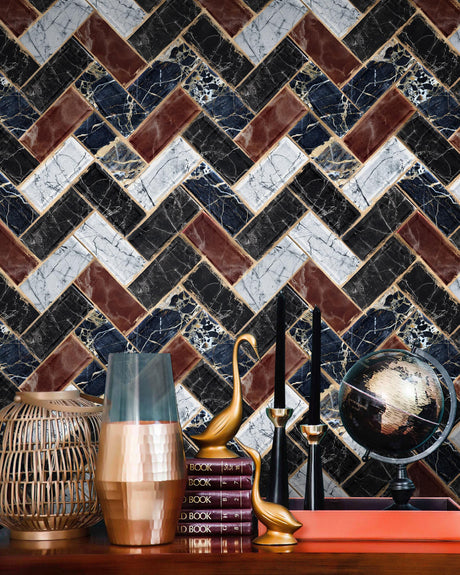 MindTheGap HERRINGBONE MANHATTAN Wallpaper