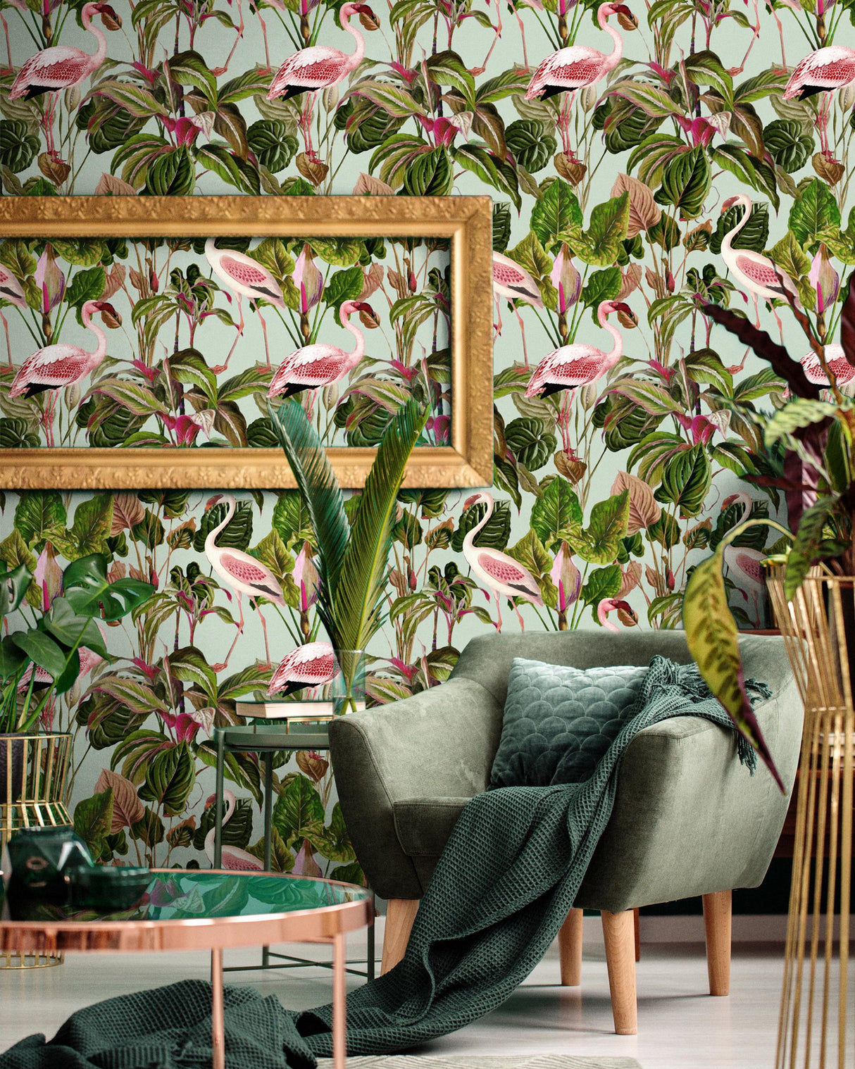 MindTheGap BEVERLY HILLS Mint PALM SPRINGS Wallpaper