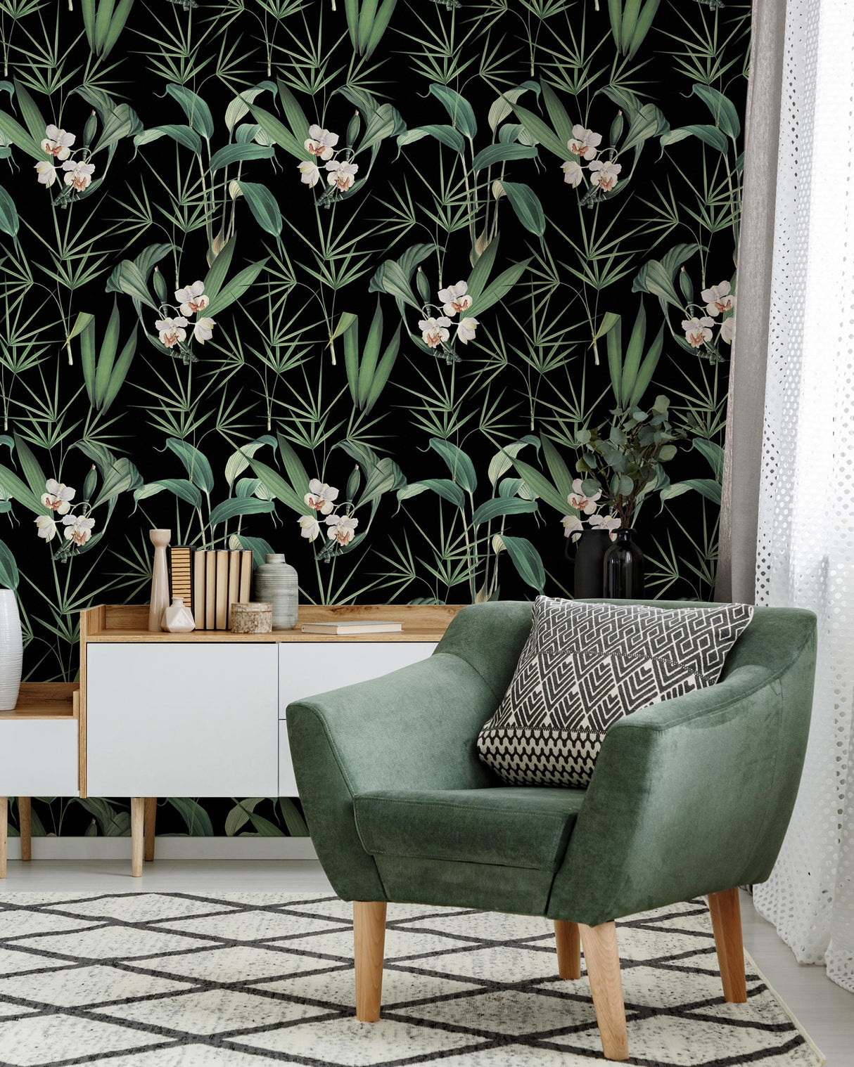 MindTheGap PALM SPRINGS Anthracite PALM SPRINGS Wallpaper