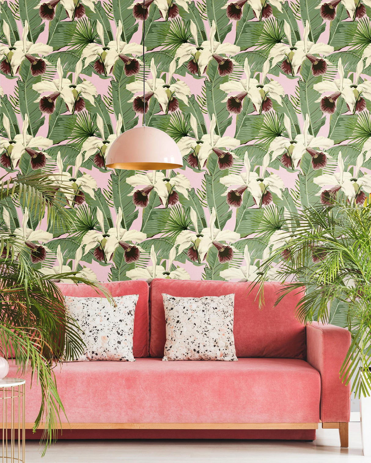 MindTheGap TREASURE ISLAND Pink PALM SPRINGS Wallpaper