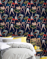 MindTheGap KISS MY ASS Indigo NOUVELLE POP Wallpaper