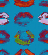 MindTheGap NEON KISS Blue NOUVELLE POP Wallpaper