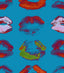 MindTheGap NEON KISS Blue NOUVELLE POP Wallpaper