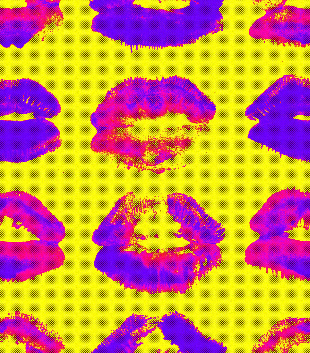 MindTheGap NEON KISS NOUVELLE POP Wallpaper