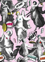 MindTheGap WATCH OUT! Pink NOUVELLE POP Wallpaper