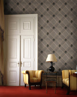 MindTheGap NOBILITY Grey WORLD OF FABRICS Wallpaper
