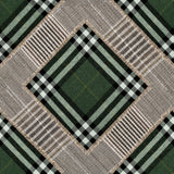 MindTheGap CHECKERED PATCHWORK British Green WORLD OF FABRICS Wallpaper