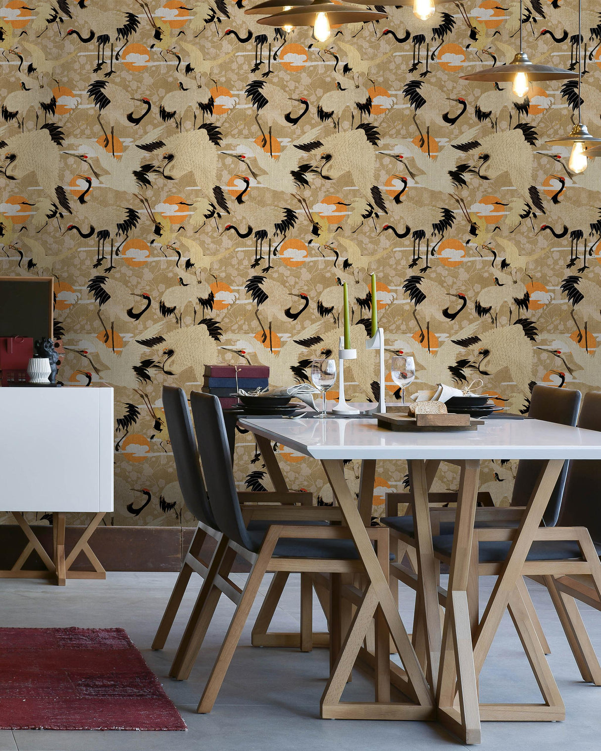 MindTheGap BIRDS OF HAPPINESS WORLD OF FABRICS Wallpaper