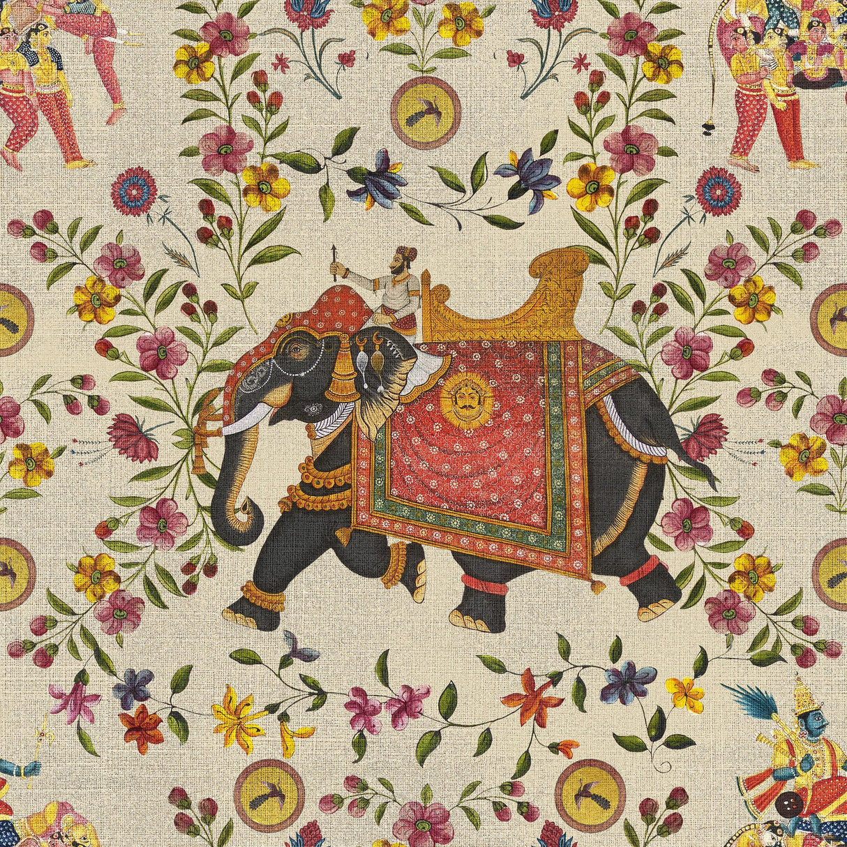 MindTheGap ARISTOCRACY Taupe WORLD OF FABRICS Wallpaper