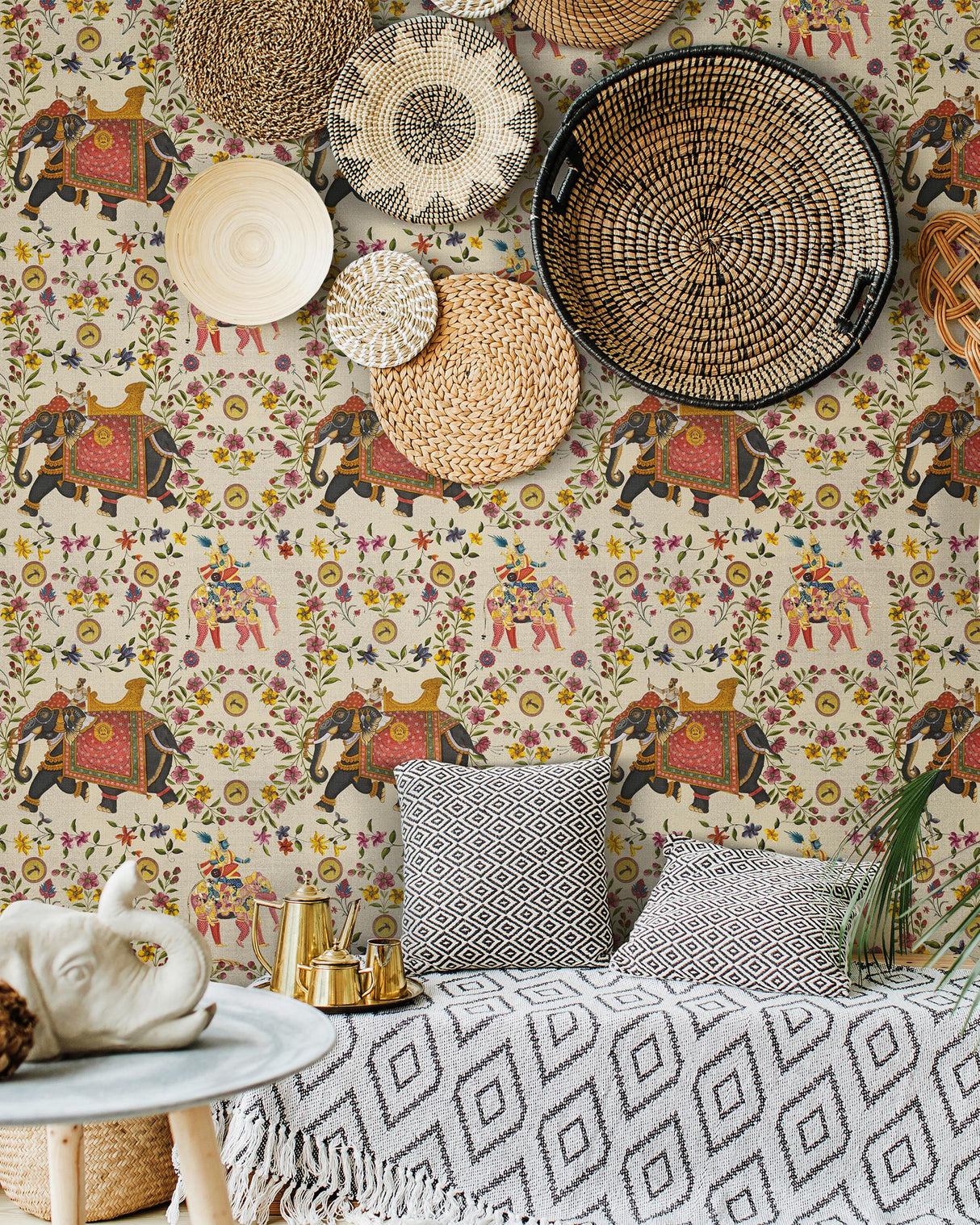 MindTheGap ARISTOCRACY Taupe WORLD OF FABRICS Wallpaper
