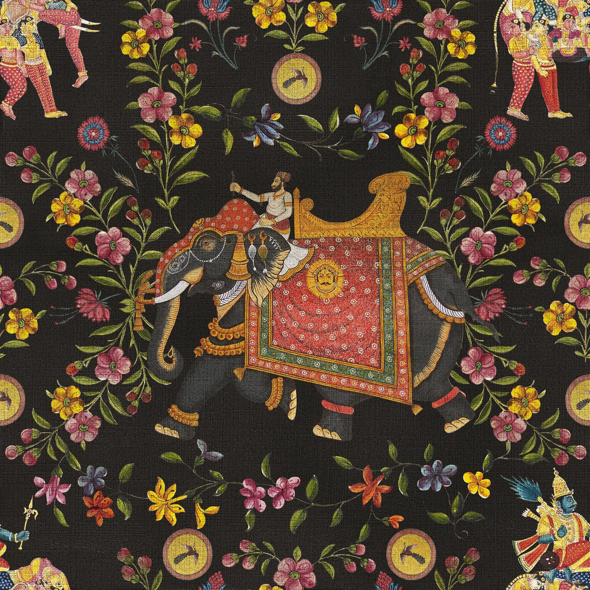 MindTheGap ARISTOCRACY Anthracite WORLD OF FABRICS Wallpaper