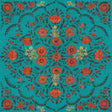 MindTheGap HINDU BLOOM Topaz WORLD OF FABRICS Wallpaper