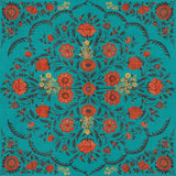 MindTheGap HINDU BLOOM Topaz WORLD OF FABRICS Wallpaper