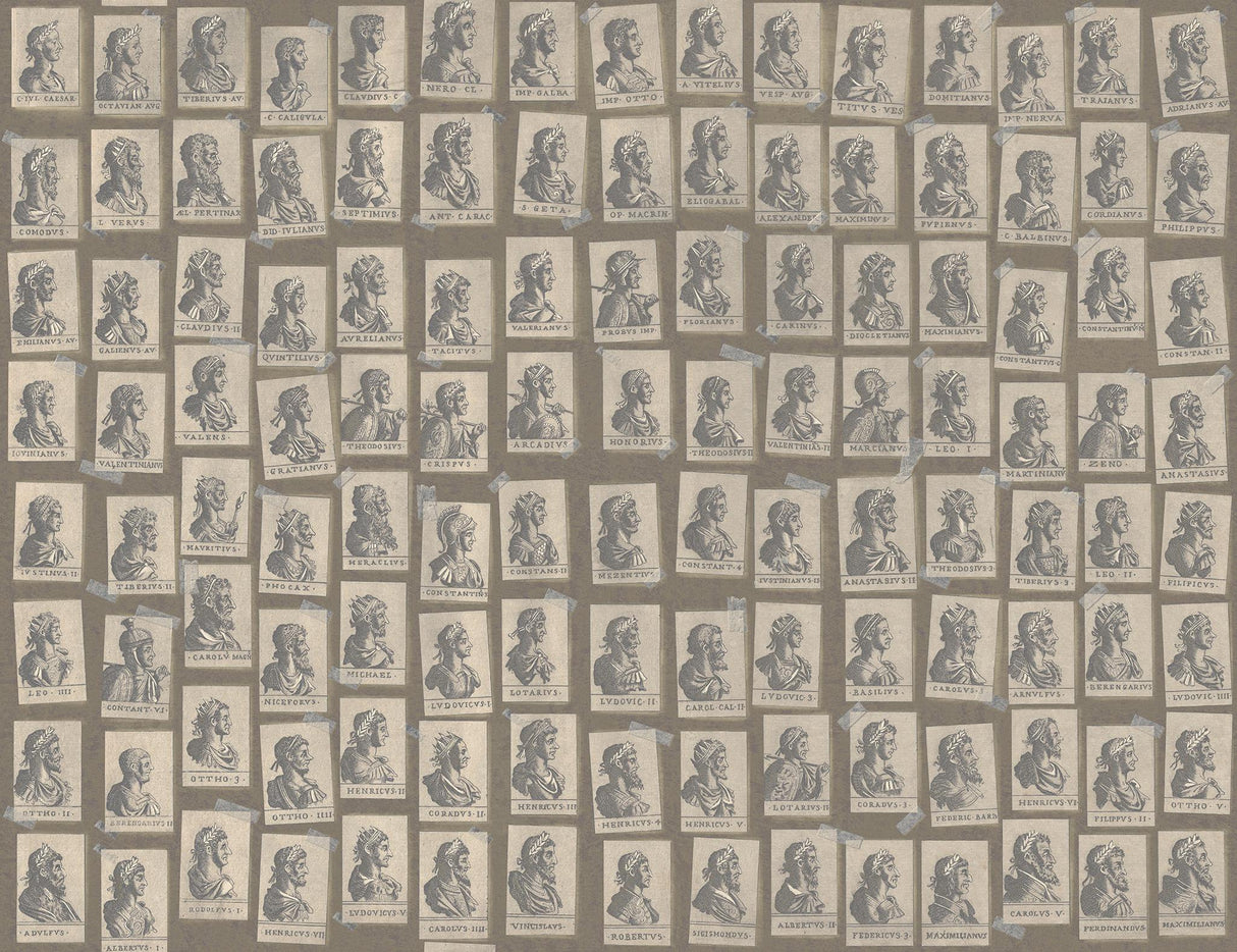 MindTheGap EMPERORS Taupe THE GENTLEMEN'S CORNER Wallpaper