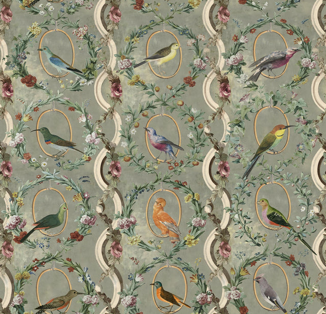 MindTheGap COUNTESSES AVIARIUM Neutral LE MANOIR Wallpaper