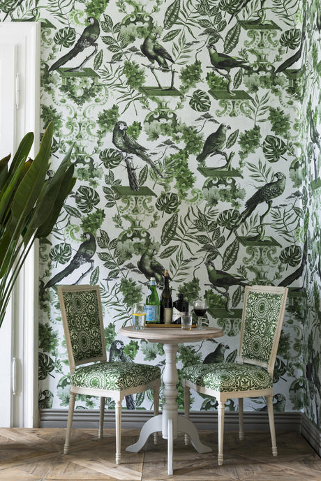 MindTheGap LA VOLIERE GREEN THE ROYAL GARDEN Wallpaper