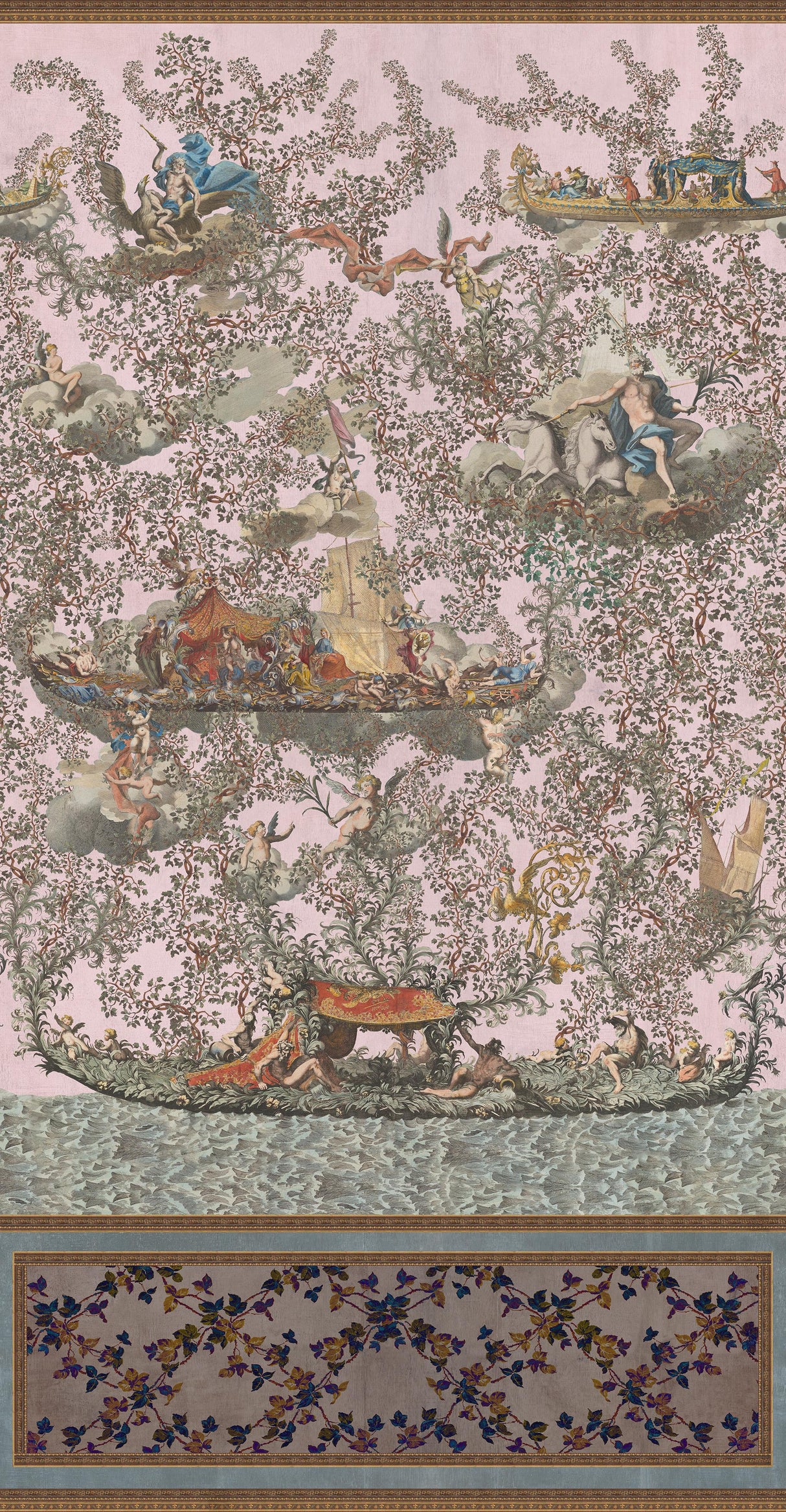 MindTheGap JOURNEY TO EDEN Pink IMAGINARIUM Wallpaper