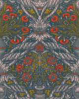 MindTheGap FLORAL ORNAMENT Scarlet LE MANOIR Wallpaper