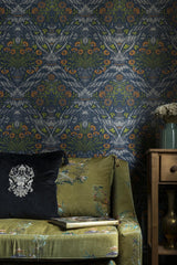 MindTheGap FLORAL ORNAMENT Scarlet LE MANOIR Wallpaper