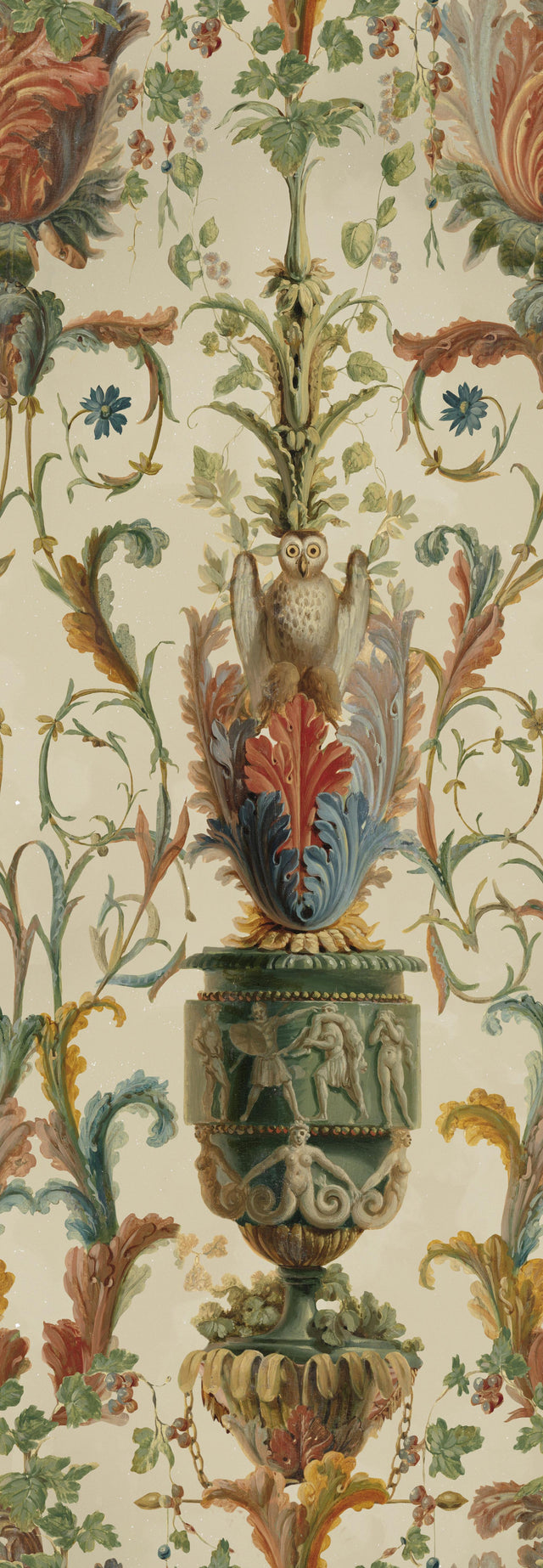 MindTheGap LE JARDIN SECRET Taupe LE MANOIR Wallpaper